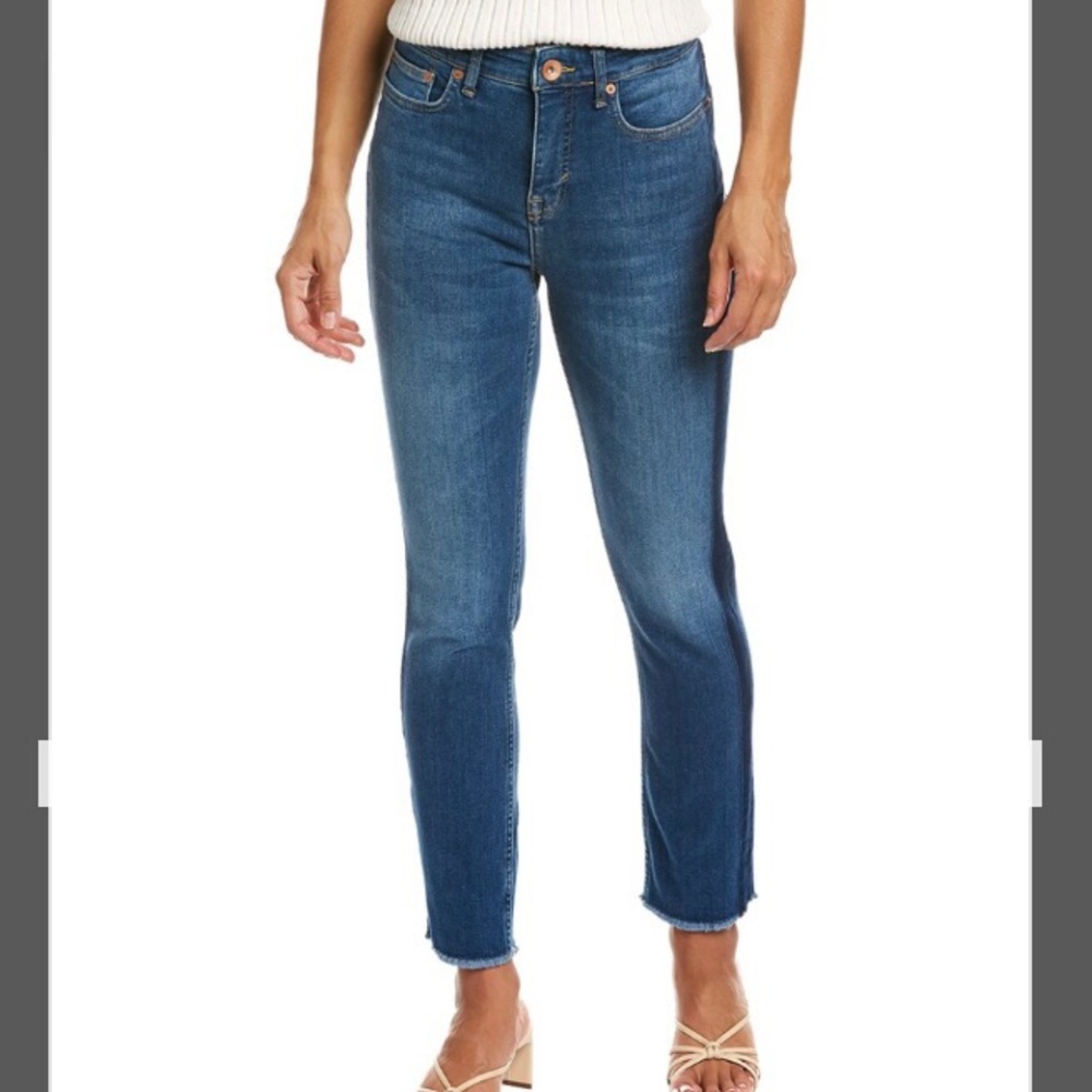 Vineyard Vines High Rise Straight Crop Jeans Blue 28